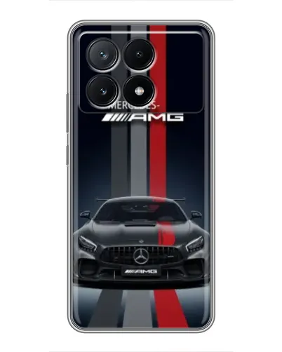 Чохол для Xiaomi POCO X6 Pro (5G) з картинкою «Mercedes — білий карбон» Чохол для Xiaomi POCO X6 Pro (5G) з картинкою «Mercedes — білий карбон»