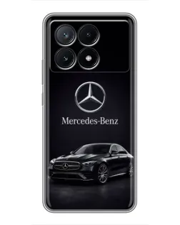 Чохол для Xiaomi POCO X6 Pro (5G) з картинкою «Mercedes — решітка радіатора»