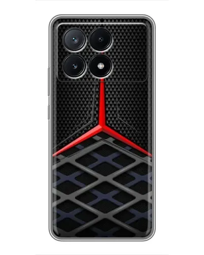 Чохол для Xiaomi POCO X6 Pro (5G) з картинкою «Mercedes Carbon Grid» Чохол для Xiaomi POCO X6 Pro (5G) з картинкою «Mercedes Carbon Grid»