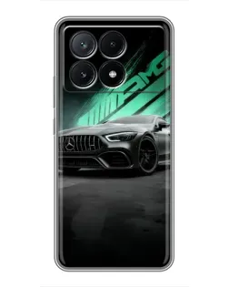 Чохол для Xiaomi POCO X6 Pro (5G) з картинкою «Темний Mercedes AMG»