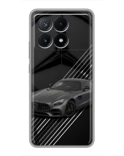 Чохол для Xiaomi POCO X6 Pro (5G) з картинкою «Mercedes AMG — графіка»