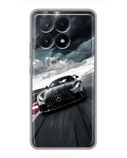 Чохол для Xiaomi POCO X6 Pro (5G) з картинкою «Гоночний Mercedes AMG»