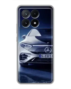 Чохол для Xiaomi POCO X6 Pro (5G) з картинкою «Mercedes EQ — майбутнє»