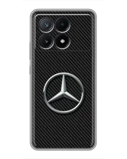 Чехол для Xiaomi POCO X6 Pro (5G) с картинкой «Карбоновый Mercedes стиль» Чехол для Xiaomi POCO X6 Pro (5G) с картинкой «Карбоновый Mercedes стиль»