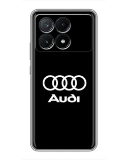 Чехол для Xiaomi POCO X6 Pro (5G) с картинкой «Классическое лого Audi» Чехол для Xiaomi POCO X6 Pro (5G) с картинкой «Классическое лого Audi»