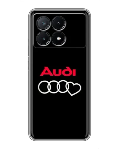 Чехол для Xiaomi POCO X6 Pro (5G) с картинкой «Логотип Audi Heart»