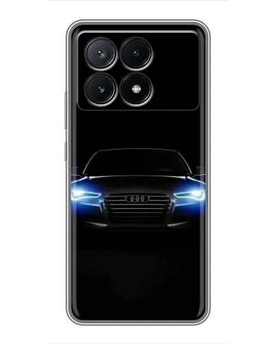 Чехол для Xiaomi POCO X6 Pro (5G) с картинкой «Audi в неоне»