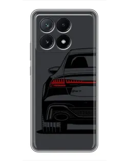 Чехол для Xiaomi POCO X6 Pro (5G) с картинкой «Задняя часть Audi — арт» Чехол для Xiaomi POCO X6 Pro (5G) с картинкой «Задняя часть Audi — арт»
