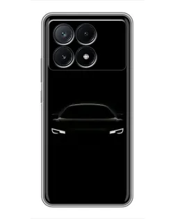 Чехол для Xiaomi POCO X6 Pro (5G) с картинкой «Взгляд Audi в темноте» Чехол для Xiaomi POCO X6 Pro (5G) с картинкой «Взгляд Audi в темноте»