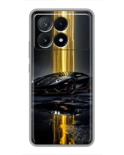 Чехол для Xiaomi POCO X6 Pro (5G) с картинкой «Ночной Lamborghini драйв» Чехол для Xiaomi POCO X6 Pro (5G) с картинкой «Ночной Lamborghini драйв»