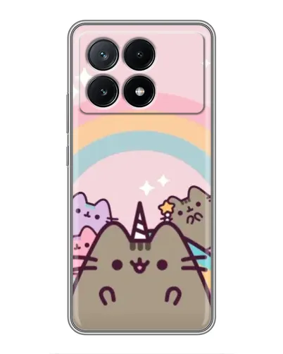 Чехол для Xiaomi POCO X6 Pro (5G) с картинкой «Единорог Pusheen» Чехол для Xiaomi POCO X6 Pro (5G) с картинкой «Единорог Pusheen»