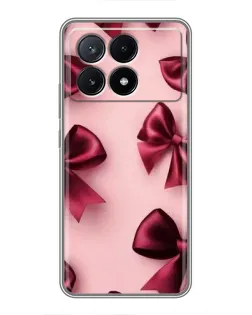 Чохол для Xiaomi POCO X6 Pro (5G) з картинкою «Бордовий атлас» Чохол для Xiaomi POCO X6 Pro (5G) з картинкою «Бордовий атлас»