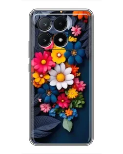 Чехол для Xiaomi POCO X6 Pro (5G) с картинкой «Цветочная феерия» Чехол для Xiaomi POCO X6 Pro (5G) с картинкой «Цветочная феерия»