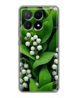 Чехол для Xiaomi POCO X6 Pro (5G) с картинкой «Ландыши в зелени» Чехол для Xiaomi POCO X6 Pro (5G) с картинкой «Ландыши в зелени»