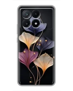 Чехол для Xiaomi POCO X6 Pro (5G) с картинкой «Лиловые цветы грации» Чехол для Xiaomi POCO X6 Pro (5G) с картинкой «Лиловые цветы грации»