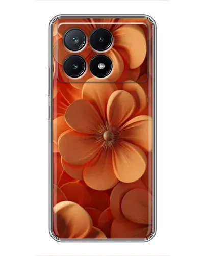 Чехол для Xiaomi POCO X6 Pro (5G) с картинкой «Оранжевый макро цветок» Чехол для Xiaomi POCO X6 Pro (5G) с картинкой «Оранжевый макро цветок»