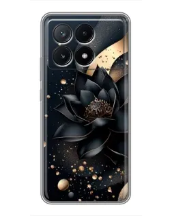 Чехол для Xiaomi POCO X6 Pro (5G) с картинкой «Черный лотос» Чехол для Xiaomi POCO X6 Pro (5G) с картинкой «Черный лотос»