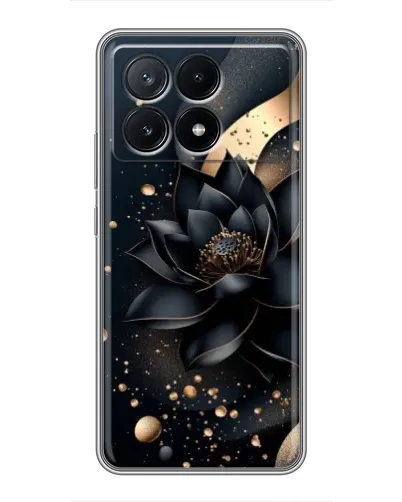 Чехол для Xiaomi POCO X6 Pro (5G) с картинкой «Черный лотос» Чехол для Xiaomi POCO X6 Pro (5G) с картинкой «Черный лотос»
