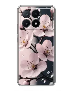 Чехол для Xiaomi POCO X6 Pro (5G) с картинкой «Нежная сакура и капли» Чехол для Xiaomi POCO X6 Pro (5G) с картинкой «Нежная сакура и капли»