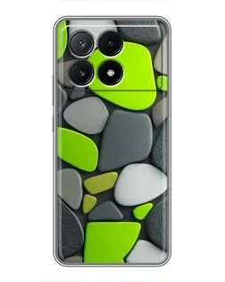 Чехол для Xiaomi POCO X6 Pro (5G) с картинкой «Яркая неоновая галька» Чехол для Xiaomi POCO X6 Pro (5G) с картинкой «Яркая неоновая галька»