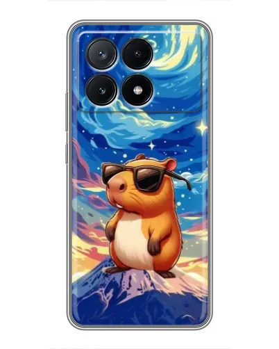 Чехол для Xiaomi POCO X6 Pro (5G) с картинкой «Капибара Ван Гога» Чехол для Xiaomi POCO X6 Pro (5G) с картинкой «Капибара Ван Гога»