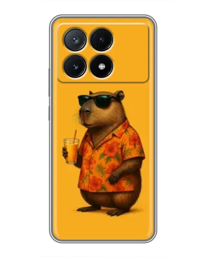 Чехол для Xiaomi POCO X6 Pro (5G) с картинкой «Капибара на отдыхе» Чехол для Xiaomi POCO X6 Pro (5G) с картинкой «Капибара на отдыхе»