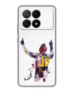 Чехол для Xiaomi POCO X6 Pro (5G) с картинкой «Акварельный Месси Барселона» Чехол для Xiaomi POCO X6 Pro (5G) с картинкой «Акварельный Месси Барселона»