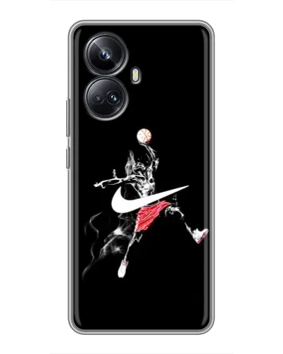 Чехол для Realme 10 Pro Plus с картинкой «Jordan Jumpman» Чехол для Realme 10 Pro Plus с картинкой «Jordan Jumpman»
