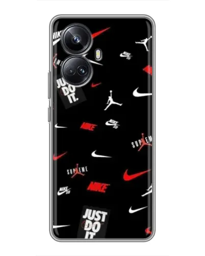 Чехол для Realme 10 Pro Plus с картинкой «Nike Mix Pattern» Чехол для Realme 10 Pro Plus с картинкой «Nike Mix Pattern»