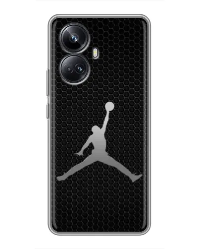 Чехол для Realme 10 Pro Plus с картинкой «Jordan Dark Carbon» Чехол для Realme 10 Pro Plus с картинкой «Jordan Dark Carbon»