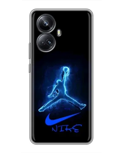 Чехол для Realme 10 Pro Plus с картинкой «Jordan Neon Blue» Чехол для Realme 10 Pro Plus с картинкой «Jordan Neon Blue»