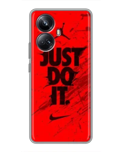 Чехол для Realme 10 Pro Plus с картинкой «Nike Just Do It» Чехол для Realme 10 Pro Plus с картинкой «Nike Just Do It»