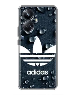Чехол для Realme 10 Pro Plus с картинкой «Adidas Trefoil Blue» Чехол для Realme 10 Pro Plus с картинкой «Adidas Trefoil Blue»