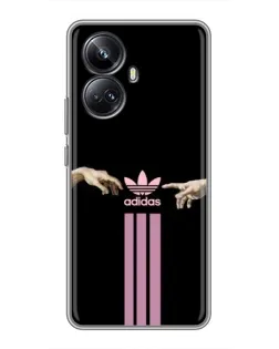 Чехол для Realme 10 Pro Plus с картинкой «Adidas Hands» Чехол для Realme 10 Pro Plus с картинкой «Adidas Hands»