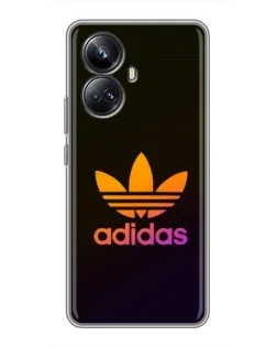 Чехол для Realme 10 Pro Plus с картинкой «Градиент Adidas» Чехол для Realme 10 Pro Plus с картинкой «Градиент Adidas»
