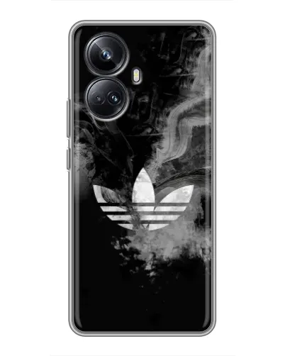 Чехол для Realme 10 Pro Plus с картинкой «Абстрактный дым Adidas»