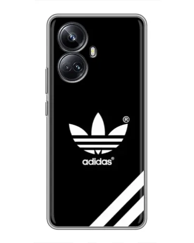 Чехол для Realme 10 Pro Plus с картинкой «Adidas с диагональными полосами»