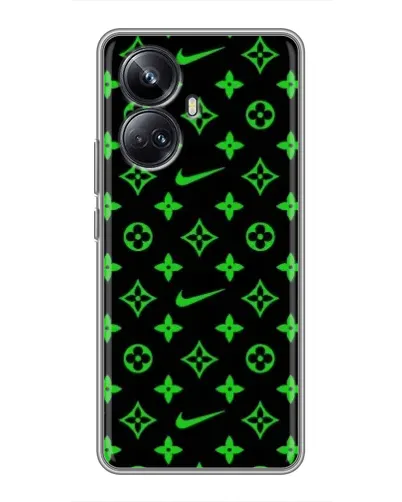 Чехол для Realme 10 Pro Plus с картинкой «Неоновый принт LV» Чехол для Realme 10 Pro Plus с картинкой «Неоновый принт LV»
