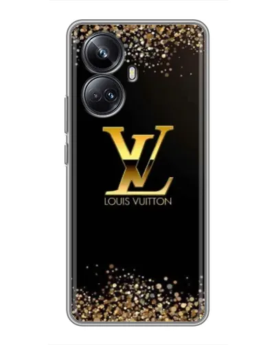 Чехол для Realme 10 Pro Plus с картинкой «LV — золотые искры» Чехол для Realme 10 Pro Plus с картинкой «LV — золотые искры»