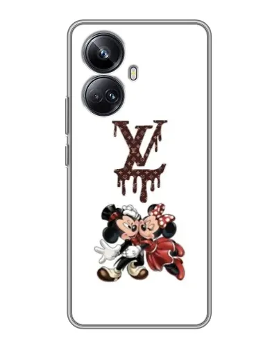 Чехол для Realme 10 Pro Plus с картинкой «LV и Микки Маус» Чехол для Realme 10 Pro Plus с картинкой «LV и Микки Маус»