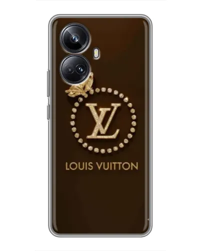 Чехол для Realme 10 Pro Plus с картинкой «LV — золотая печать» Чехол для Realme 10 Pro Plus с картинкой «LV — золотая печать»