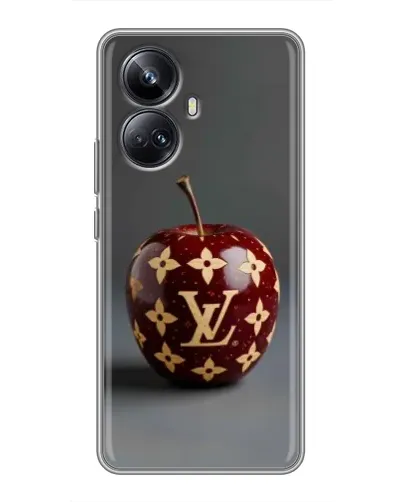 Чехол для Realme 10 Pro Plus с картинкой «Красное яблоко LV» Чехол для Realme 10 Pro Plus с картинкой «Красное яблоко LV»