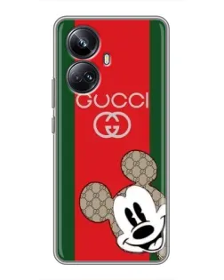 Чехол для Realme 10 Pro Plus с картинкой «Gucci — полосы и Микки» Чехол для Realme 10 Pro Plus с картинкой «Gucci — полосы и Микки»