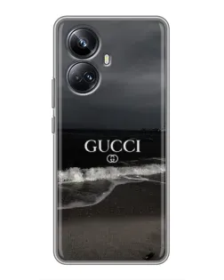 Чехол для Realme 10 Pro Plus с картинкой «Gucci — морской прибой» Чехол для Realme 10 Pro Plus с картинкой «Gucci — морской прибой»