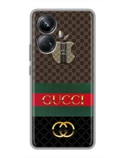 Чехол для Realme 10 Pro Plus с картинкой «Gucci — брендированный десерт» Чехол для Realme 10 Pro Plus с картинкой «Gucci — брендированный десерт»