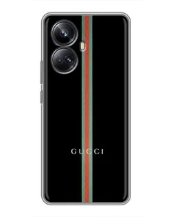 Чехол для Realme 10 Pro Plus с картинкой «Gucci — строгая линия» Чехол для Realme 10 Pro Plus с картинкой «Gucci — строгая линия»