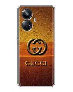Чехол для Realme 10 Pro Plus с картинкой «Gucci — солнечный градиент» Чехол для Realme 10 Pro Plus с картинкой «Gucci — солнечный градиент»