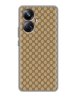 Чехол для Realme 10 Pro Plus с картинкой «Gucci — классический беж» Чехол для Realme 10 Pro Plus с картинкой «Gucci — классический беж»