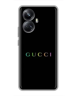 Чехол для Realme 10 Pro Plus с картинкой «Gucci — неоновый минимализм» Чехол для Realme 10 Pro Plus с картинкой «Gucci — неоновый минимализм»
