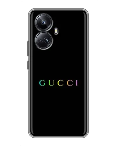 Чехол для Realme 10 Pro Plus с картинкой «Gucci — неоновый минимализм» Чехол для Realme 10 Pro Plus с картинкой «Gucci — неоновый минимализм»
